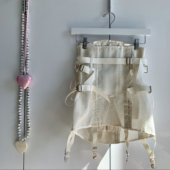 CAMP Vintage Corset Girdle Garters Shaper Style No. 29775 33" White - Picture 8 of 17